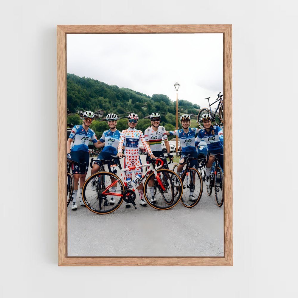 Poster La Force des Femmes – affiche Cyclisme (vue 4)